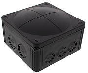 Коробка распределительная WISKA COMBI 108/5 BK (76х76х51), IP 66/67, с клеммником, черная