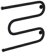 Водяной полотенцесушитель Сунержа М-образный+ 500х650 Н. Г. 1 матовый черный