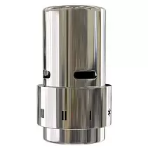 Термоголовка Danfoss RAX жидкостная, хромированная, Click