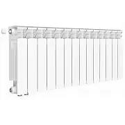 Радиатор биметалл Rifar Base Ventil 350 / 14 секций, нижнее левое подключение