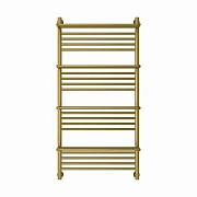 Водяной полотенцесушитель Сунержа Богема 4 полки + 1200х600 состаренная латунь