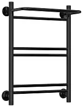 Водяной полотенцесушитель Стилье "Версия-Н1" 600х400 (Полка+1+2+2) П 16 (Чёрный)