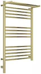 Полотенцесушитель электрический Сунержа Богема с полкой 3.0 800х500 / МЭМ левый Шампань