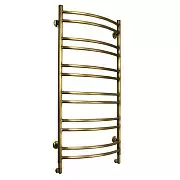 Водяной полотенцесушитель Domoterm из латуни в цвете античная бронза Калипсо П12 500x985 АБР