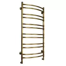 Водяной полотенцесушитель Domoterm из латуни в цвете античная бронза Калипсо П12 500x985 АБР