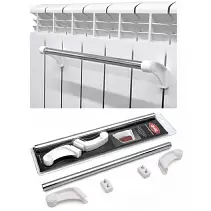 Полотенцедержатель Rifar для секционных радиаторов белый