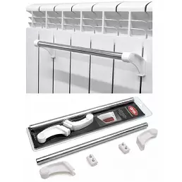 Полотенцедержатель Rifar для секционных радиаторов белый