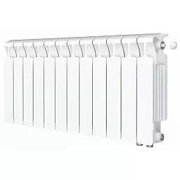 Радиатор биметалл Rifar Monolit Ventil 350 / 12 секций, нижнее правое подключение
