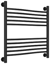 Водяной полотенцесушитель Сунержа Флюид+ 600х600 матовый черный