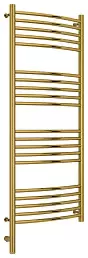 Полотенцесушитель электрический Сунержа Богема 3.0 выгнутая 1200х500  МЭМ левый Золото