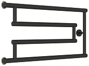 Водяной полотенцесушитель Сунержа High-Tech model G+ 320х650 муар темный титан