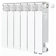 Радиатор биметалл Rifar Base Ventil 350 / 6 секций, нижнее правое подключение