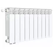 Радиатор биметалл Rifar Base Ventil 350 / 10 секций, нижнее левое подключение