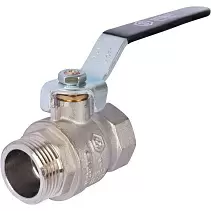 Кран шаровой Stout стандартнопроходной, ВР/НР, ручка рычаг 1"