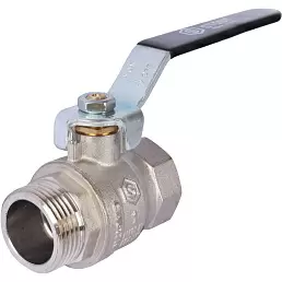 Кран шаровой Stout стандартнопроходной, ВР/НР, ручка рычаг 1"