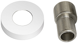 Отражатель Сунержа TUBE н/ж с эксцентриком (к-т) (Матовый белый)