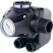 Реле давления Stout для водоснабжения со встроенным манометром PM5-3W, 1-5 бар