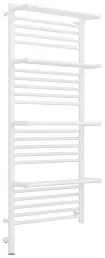 Полотенцесушитель электрический Сунержа Богема с 4 полками 3.0 1200х500 / МЭМ левый Матовый белый