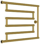 Водяной полотенцесушитель Сунержа High-Tech model L 500х650 матовое золото