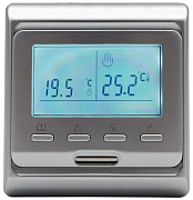 Терморегулятор E 51.716 программируемый серебро