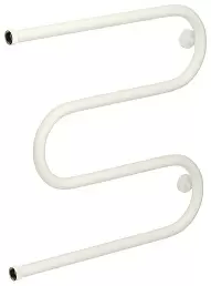 Водяной полотенцесушитель Сунержа М-образный+ 600х600 Н. Г. 1 матовый белый