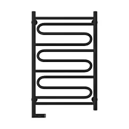 Электрический полотенцесушитель Сунержа ЭЛЕГИЯ 2.0 800х500 / МЭМ левый / матовый черный
