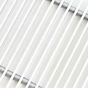Рулонная решетка Techno алюминиевая белая RAL 9016 PPA 150-700