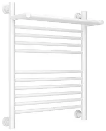 Водяной полотенцесушитель Сунержа Богема с полкой + 600х500 белый 