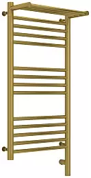 Полотенцесушитель электрический Сунержа Богема с полкой 3.0 800х400 / МЭМ правый Состаренная латунь