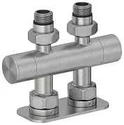 Вентиль 2х1/2" Сунержа прямой скрытый-скрытый EU50 (Сатин)