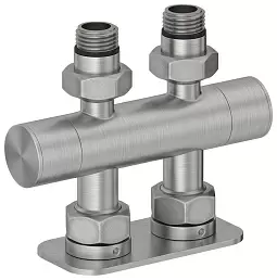 Вентиль 2х1/2" Сунержа прямой скрытый-скрытый EU50 (Сатин)