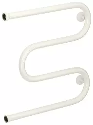 Водяной полотенцесушитель Сунержа М-образный+ 500х500 Н. Г. 1 белый