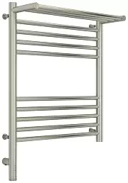 Полотенцесушитель электрический Сунержа Богема с полкой 3.0 600х500 / МЭМ левый Сатин