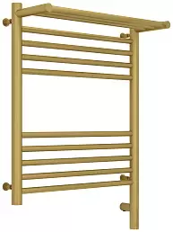 Полотенцесушитель электрический Сунержа Богема с полкой 3.0 600х500 / МЭМ правый Матовое золото