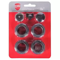 Монтажный комплект для радиатора Royal Thermo 3/4" черный