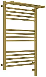 Полотенцесушитель электрический Сунержа Богема с полкой 3.0 800х500 / МЭМ правый Состаренная латунь