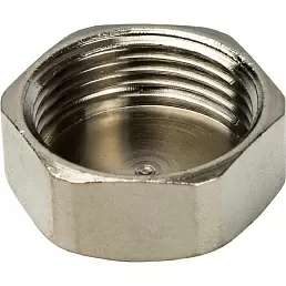 Stout заглушка ВР никелированная 1/8"