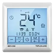 Терморегулятор Теплолюкс программируемый сенсорный MCS 350 Wi-Fi Tuya белый
