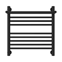 Водяной полотенцесушитель Сунержа Богема с полкой + 500х500 матовый черный