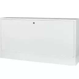 Шкаф STOUT распределительный наружный 19-20 выходов (ШРНУ-7) 651х180х1300 с внутренней дверцей