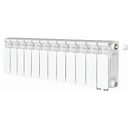 Радиатор биметалл Rifar Base Ventil 200 / 12 секций, нижнее правое подключение
