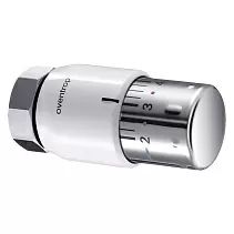 Термоголовка Oventrop UNI SH M30x1,5 белая с хромом арт.1012065