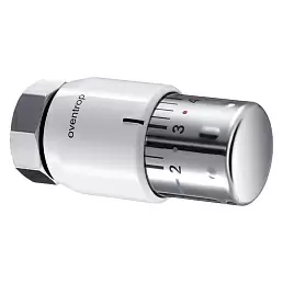 Термоголовка Oventrop UNI SH M30x1,5 белая с хромом арт.1012065