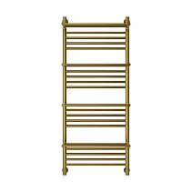 Водяной полотенцесушитель Сунержа Богема 4 полки + 1200х500 состаренная бронза