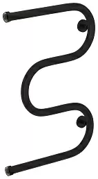 Водяной полотенцесушитель Сунержа М-образный+ 600х400 Н. Г. 1 матовый черный