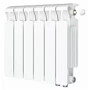 Радиатор биметалл Rifar Monolit Ventil 350 / 6 секций, нижнее правое подключение