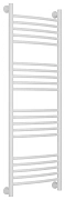 Водяной полотенцесушитель Сунержа Богема+ выгнутая 1200х400 матовый белый
