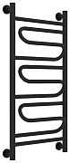 Водяной полотенцесушитель Сунержа Элегия+ 800х400 матовый черный