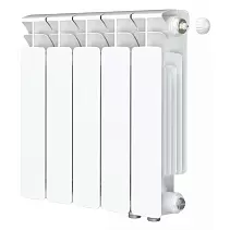 Радиатор биметалл Rifar Base Ventil 350 / 5 секций, нижнее правое подключение