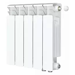Радиатор биметалл Rifar Base Ventil 350 / 5 секций, нижнее правое подключение